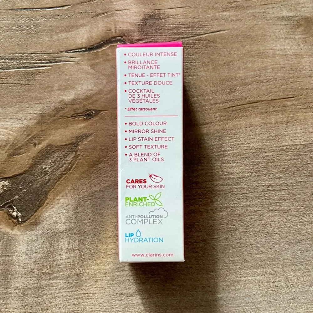 Clarins Paris Lip Comfort Oil Intense - Hydrating Lip Oil in Intense Plum 02